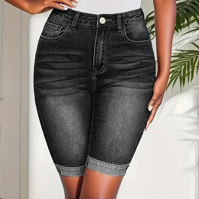TEMU Damen Jeansshorts. . Slim Fit