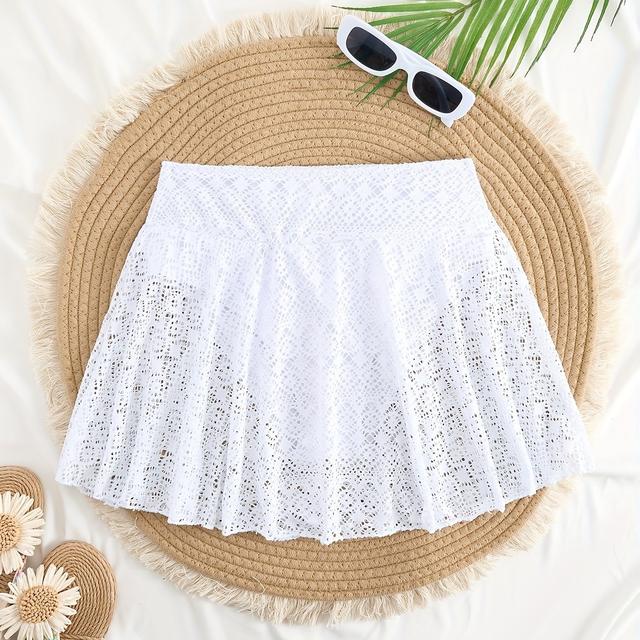 TEMU A Short Skirt With Lace For Women's