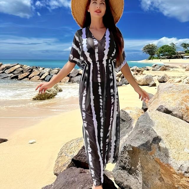 TEMU Dames Casual Vakantie Zwemkleding Cover-Up Shirt