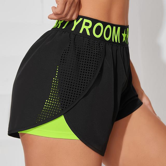 TEMU Women's Casual Yoga Sports Shorts