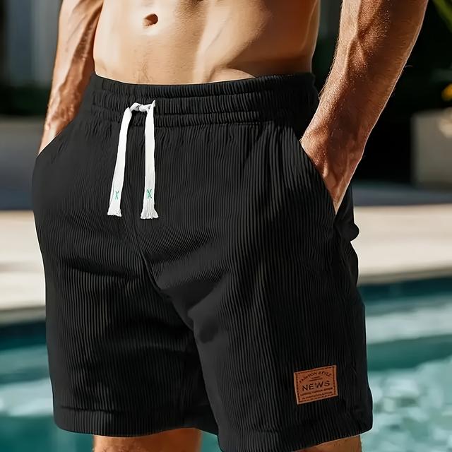 TEMU Pantalones Cortos Deportivos Casuales de de para Verano, Shorts Versátiles de Pulgadas de Marca Moderna para Hombres, Pantalones de Media para Ropa Exterior