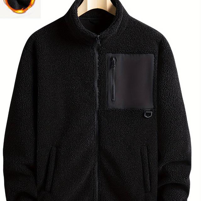 TEMU Teddy-Paarjacke, Herbst- Winter-Outdoor-Paarjacke mit Futter, warme atmungsaktive Jacke für Männer, verstärkt, vielseitig