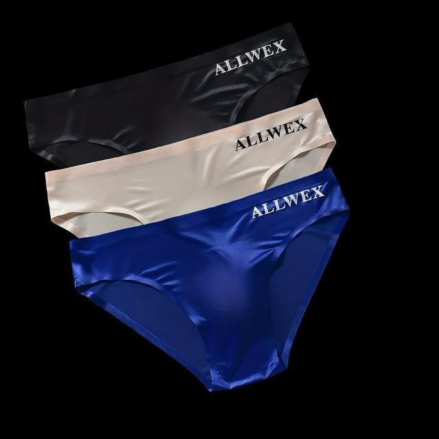 TEMU Mutande da 3 pezzi, da in tessuto senza cuciture in fibra , tessuto per a maglia ad elasticità, , e traspirante per sport , mutande a vita bassa, vestibilità 3D, mutande a da