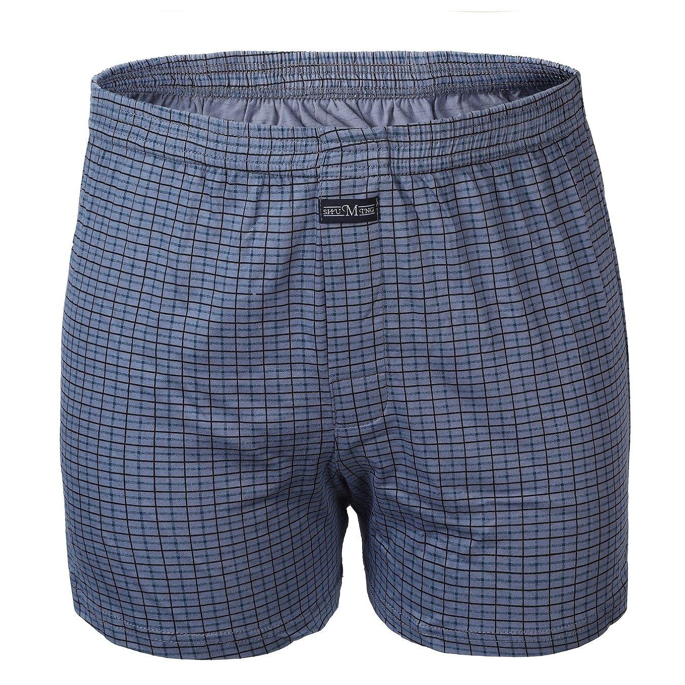 TEMU Men's Pure Cotton Loose Fit Briefs, Boxer Briefs, Sleep Pants, Lounge Pants
