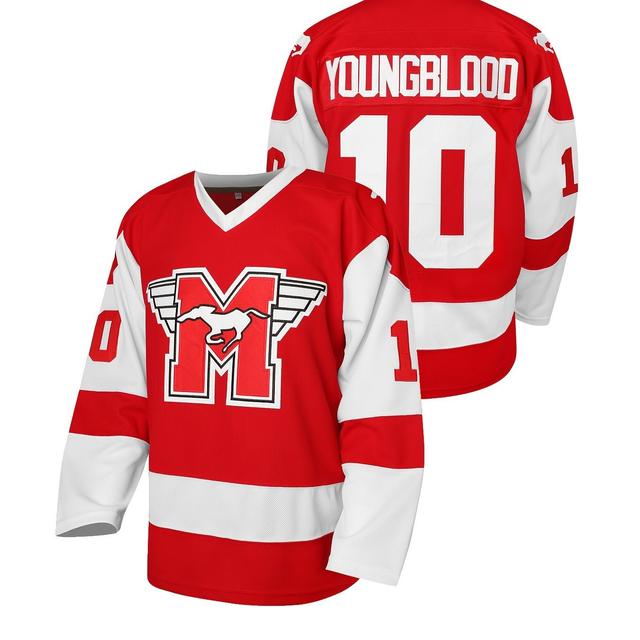 TEMU Men's #10 Hockey Jersey With Embroidery