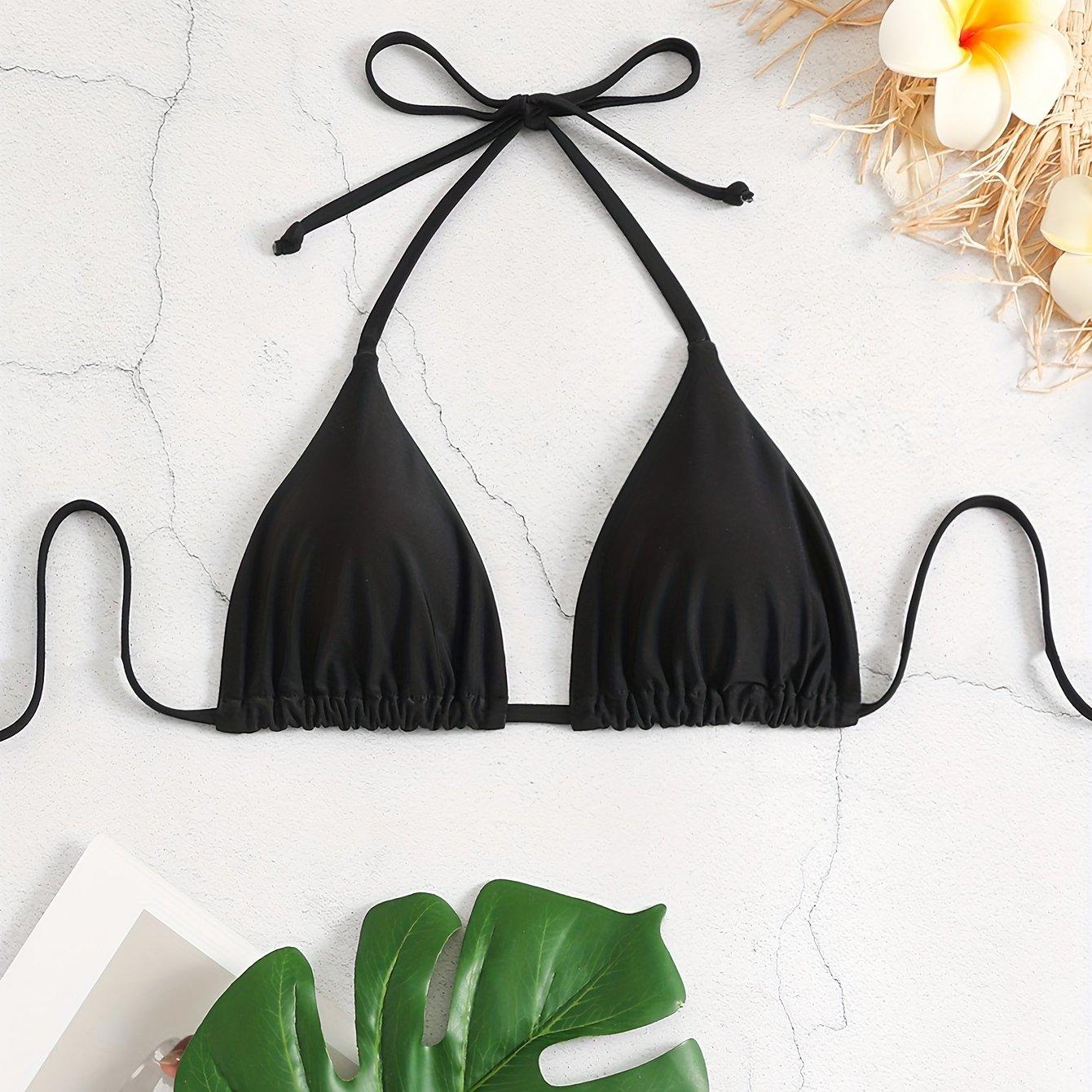 TEMU New Women's Small Clear Bikini Swimsuit