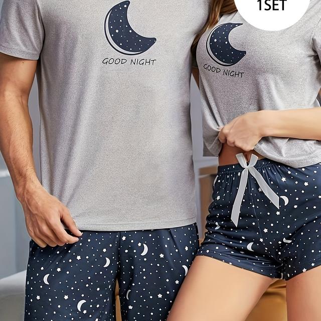 TEMU Starry Sky Pajama Men's Casual Set
