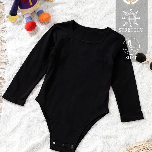 TEMU Body de Larga Térmico con Capa Base - Mono de Baile Elástico , Cuello y Ajustado para Ballet, y (/Otoño), Ideal para Exteriores