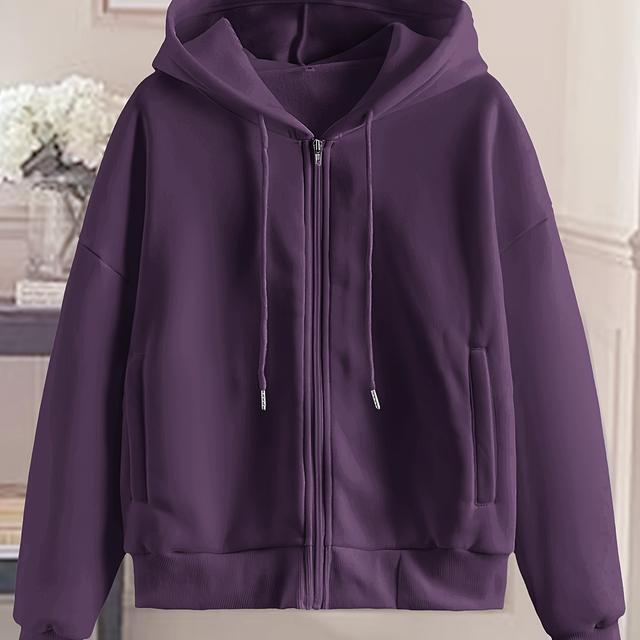 TEMU Women's Fashion Zip-up Hoodie