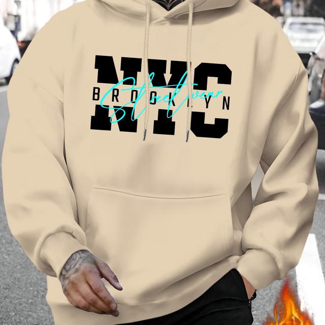 TEMU เสื้อฮู้ดผู้ชายพิมพ์ลายตัวอักษร West of California สไตล์แฟชั่น มีเชือกผูก คอกลม ใส่สบาย เหมาะกับฤดูใบไม้ร่วงและฤดูหนาว แขนยาว มีฮู้ด