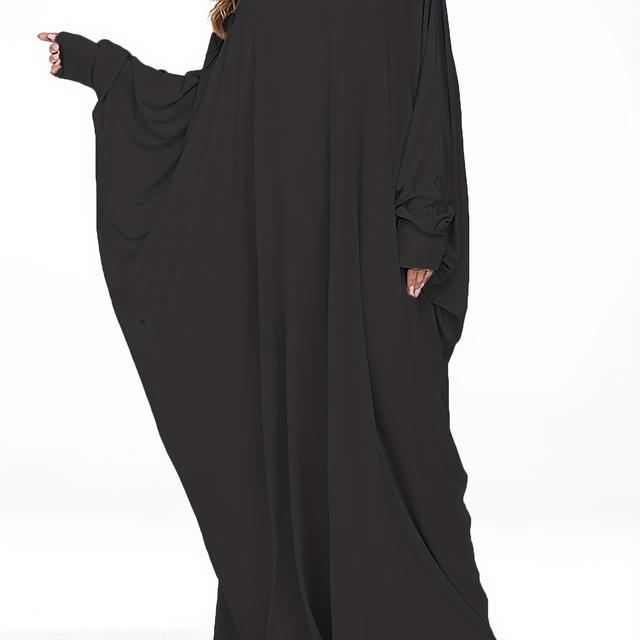 TEMU Plus Size - Plus-size Women's Batwing Robes From East