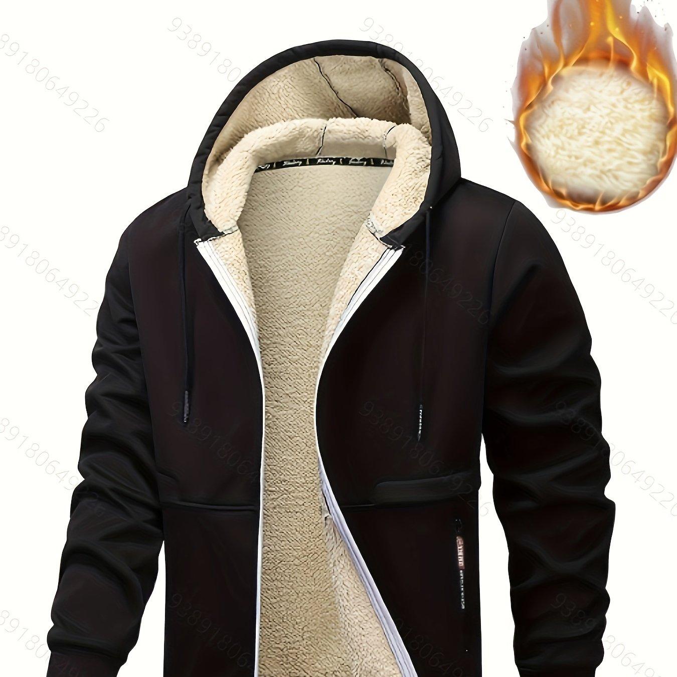TEMU Plus-size Men' And Stylish Jacket, Plus Size