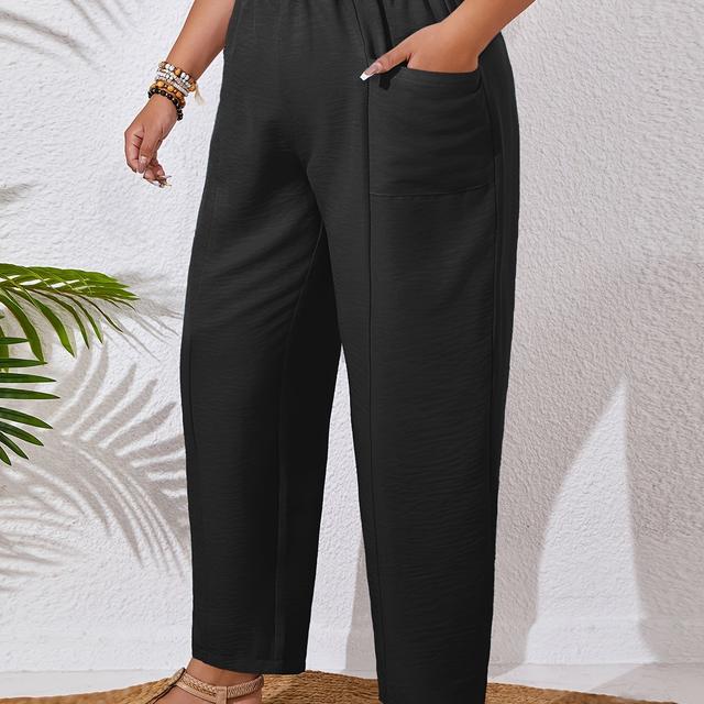 TEMU Plus Size - Plus Size - Mary Pleated Fashion Casual Pants