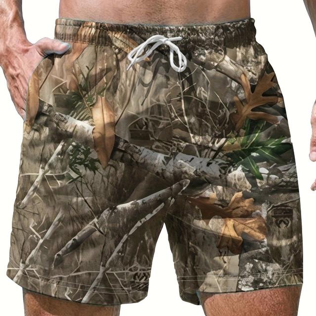 TEMU Pantalones Cortos de Playa Casuales y Modernos para Hombre