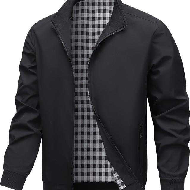 TEMU Chaqueta para hombre 2025, ropa de abrigo de /otoño, de negocios, superior de moda casual