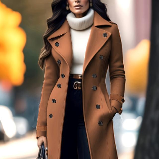 TEMU Abrigo Grueso de Mujer para Otoño e Invierno