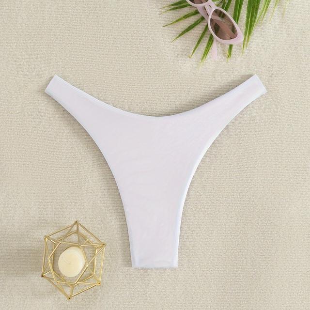 TEMU Жіночий однотонний купальник