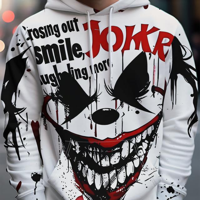 TEMU Men's Personalized Style Hooded Sweatshirt I Can Things Through Who Strengthens Me - Full Of Street Trendy Brand Style, Rich And Artistic Pattern Elements, Easily Create Personalized Outfits