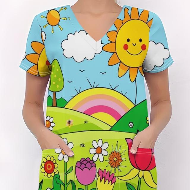 TEMU Navidad, Uniforme de Cuidadoras para Mujeres con Diseños Lindos y , Regalo de Fiestas, Nueva Colección 2025, Completa para Uso , Tela y Cómoda