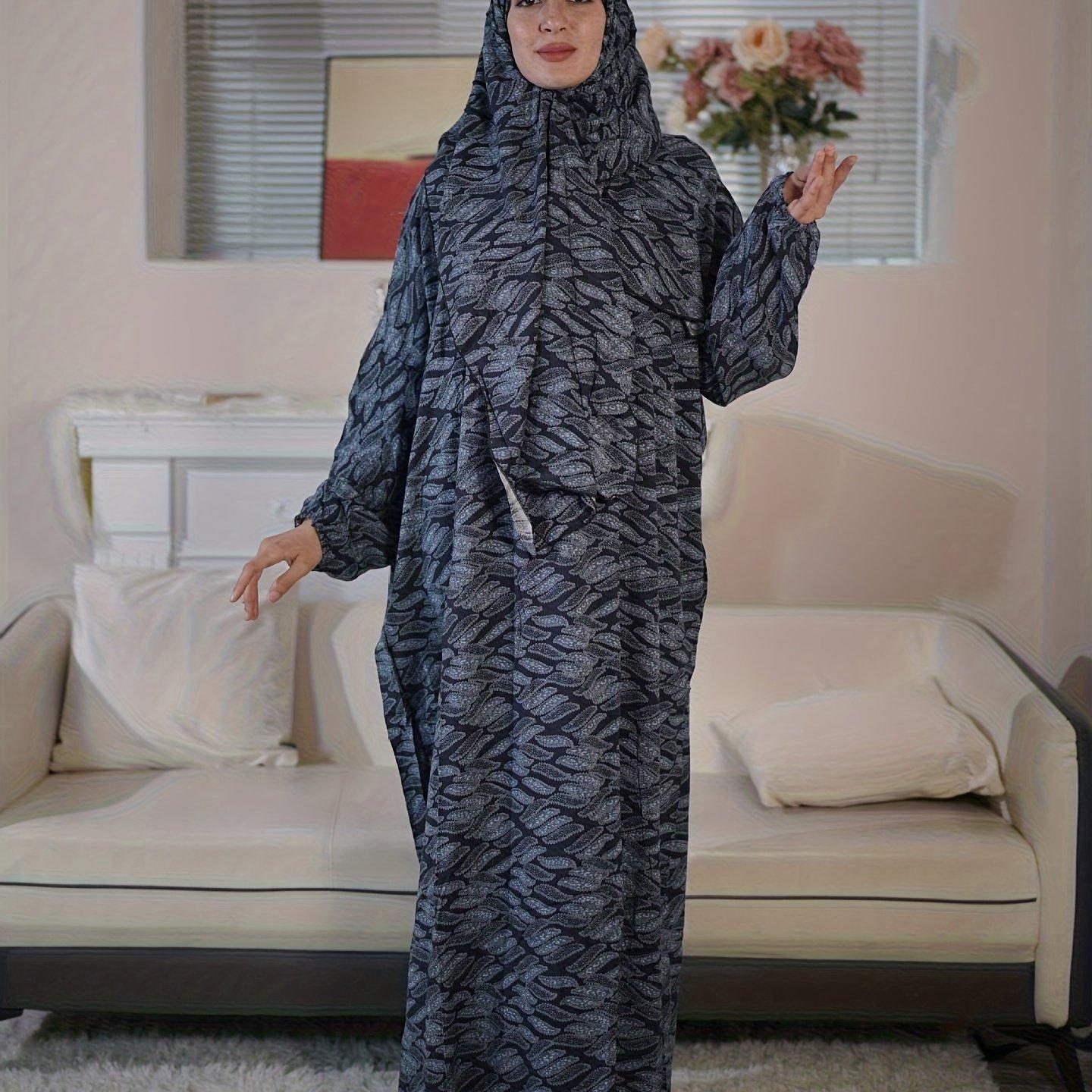 TEMU Robe de Prière pour Femmes Musulmanes au Moyen-