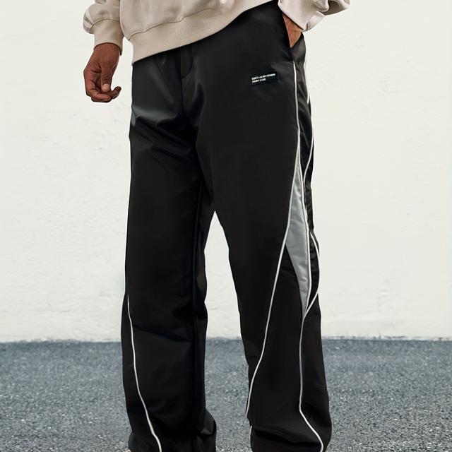 TEMU Herren Freizeit Loose Fit Sweatpants mit , leichte bequeme Hose für Sport und Freizeitkleidung