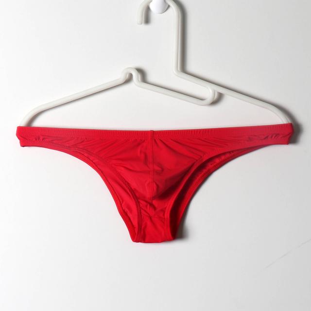 TEMU Bragas Bikini Sexy de Corte Bajo para Hombre, Transpirables con Bolsa en Forma de U