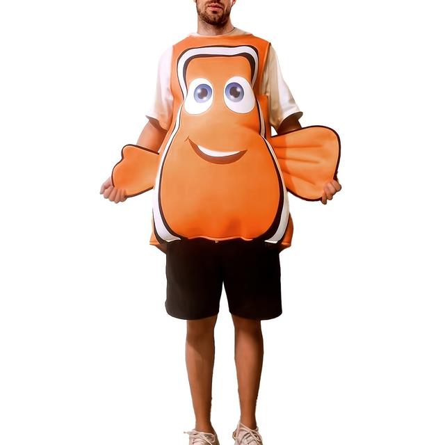 TEMU Halloween Kostuum Zeevis Composiet Spons Rollenspel Pak