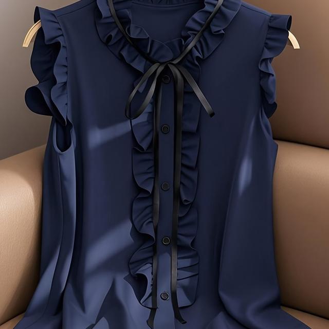 TEMU Plus Size, Plus Size Dames Kleur Casual Elegant Overhemd voor Zomerse Buitenkleding