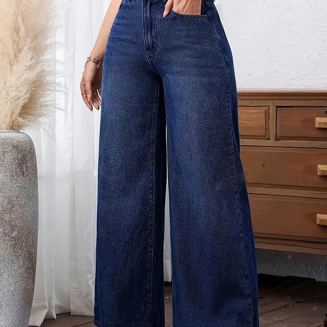 TEMU Directional - Women's Plus Size Straight Leg Jeans