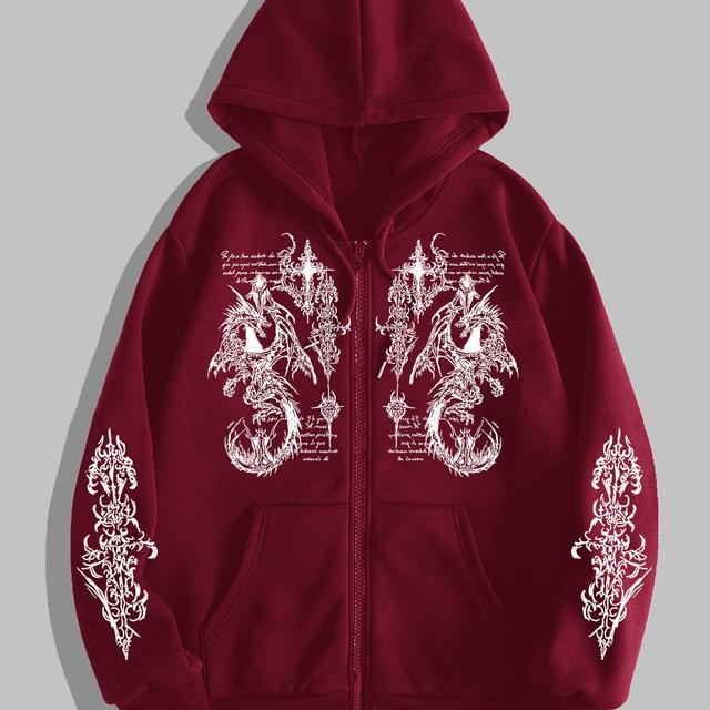 TEMU Chaqueta con Capucha de Estilo Campus Oscuro para Hombre, Colección Nueva de Otoño (2)