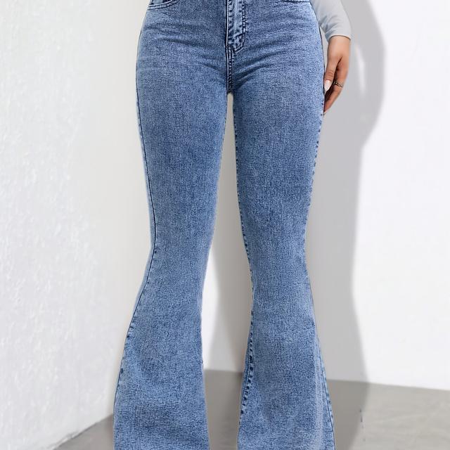 TEMU Jeans a di Elefante Elasticizzati con Motivo di
