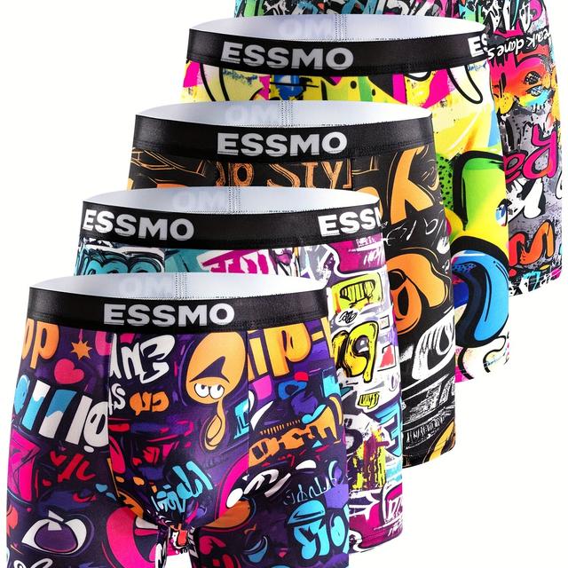 TEMU Pack de 5 Boxers Largos para Jóvenes