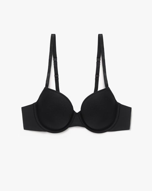 LILYSILK Smooth Silk Bra, Black 36A?, Wireless T-Shirt Bra for Comfort & Support