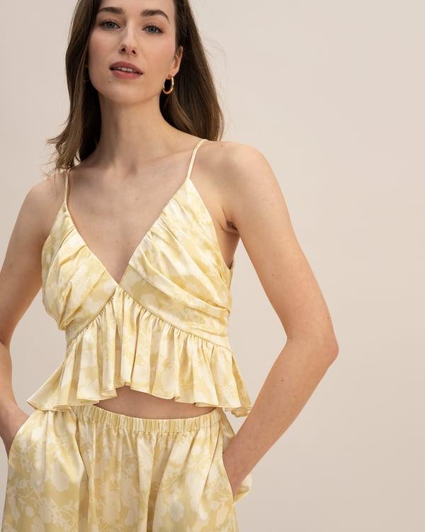 LILYSILK Top En Soie Femme Ombre Cou De Capot, Sangles Spaghetti 100% Soie Sans Produits Chimiques Nocifs 42