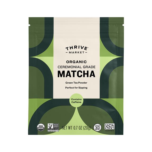 Thrive Market Organic Ceremonial Matcha Tea 0.7 oz pouch