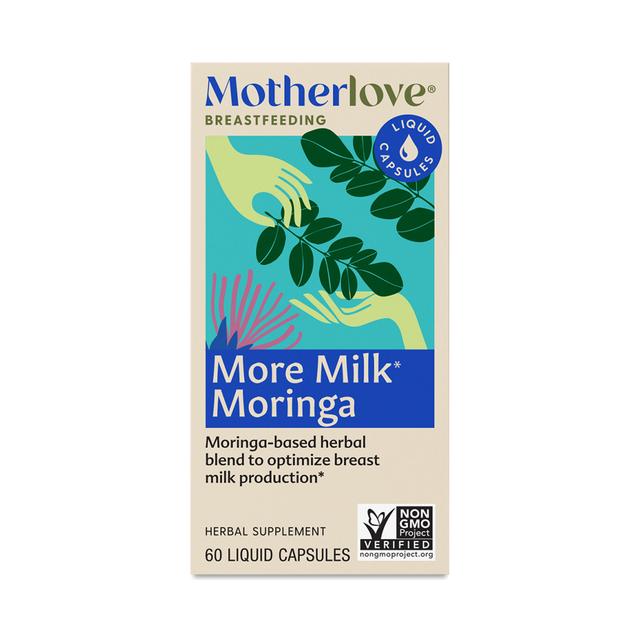 Motherlove More Milk Moringa 60 liquid capsules