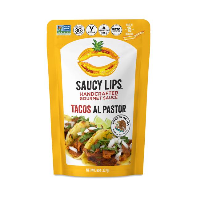 2-Pack Saucy Lips Tacos Al Pastor Sauce 8 oz pouch