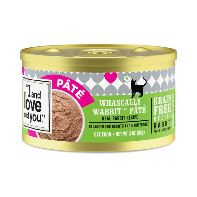 I and love and you Whascally Wabbit Grain-Free Canned Cat Food, 3 oz (2-Pack)