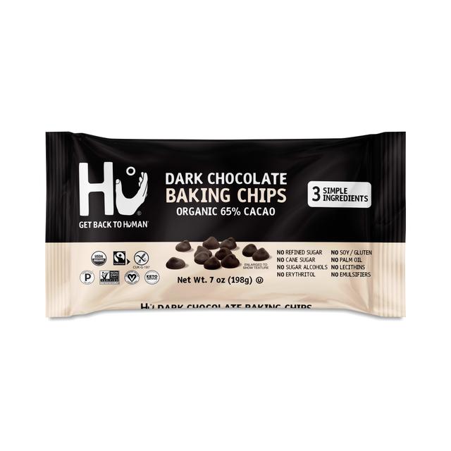 Hu Organic Baking Chips, Dark Chocolate 65% Cacao 7 oz bag