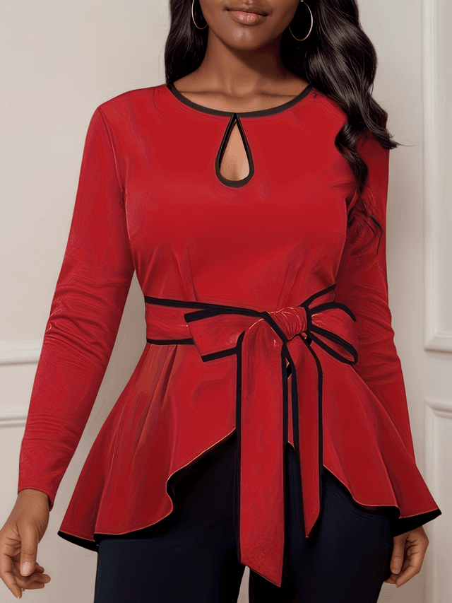 LW Bandage Design Cut Out T-shirt