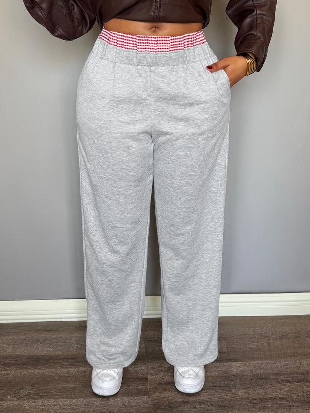 LW Plus Size Patchwork Solid Color Pants 1X