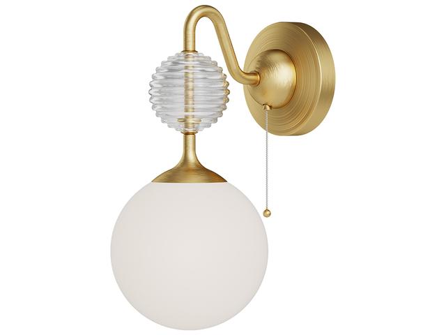 Celia 1-Light Brushed Gold Wall Sconce