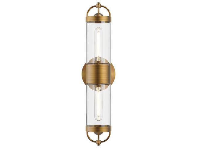 Lancaster 2-Light Aged Gold Wall Sconce