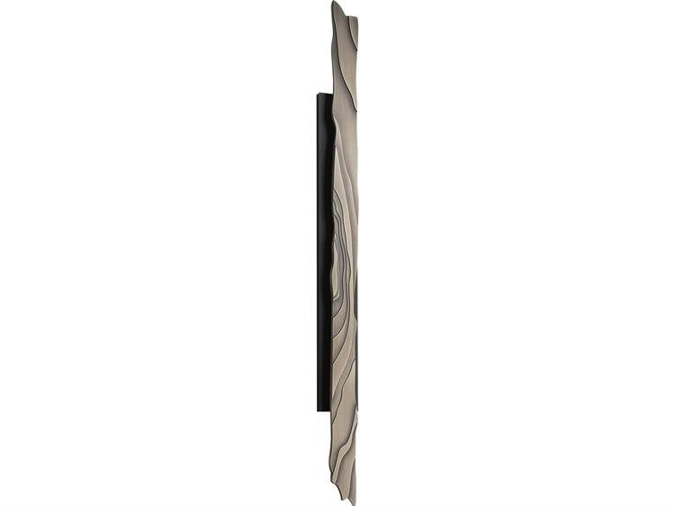 Avenue Lighting Textured 1-Light Outdoor Wall Light in Dark Bronze Faux Gold
