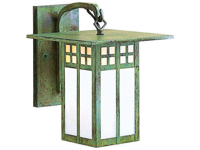 Arroyo Craftsman Glasgow Outdoor Wall Light in Green