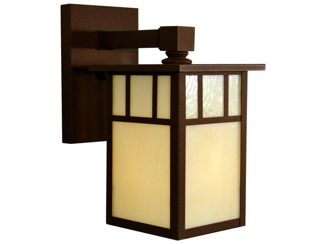 Arroyo Craftsman Huntington 1 - Light Outdoor Wall in Brown