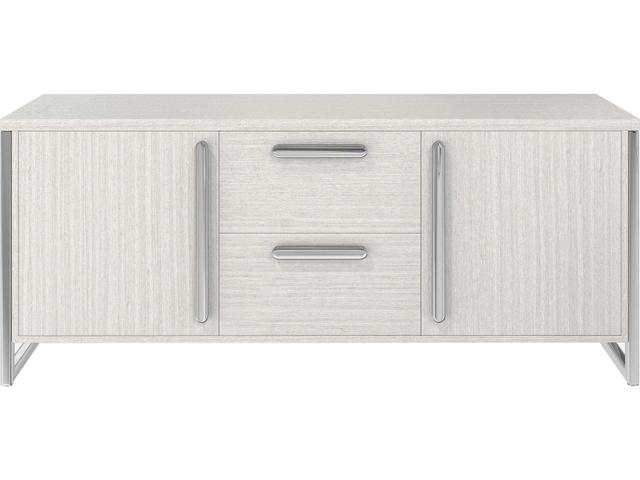 Stratum 76" Ash Wood Mist Sideboard