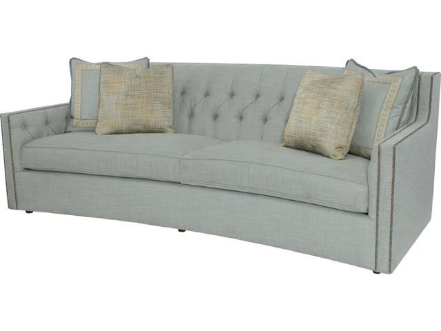 Candace Tufted Gray Upholstered Sofa