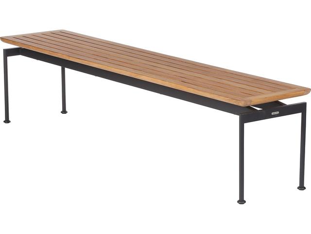Barlow Tyrie Layout Steel Teak Bench