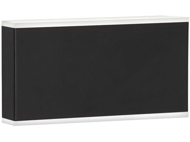 Emery 2-Light Outdoor Wall Light in Matte Black